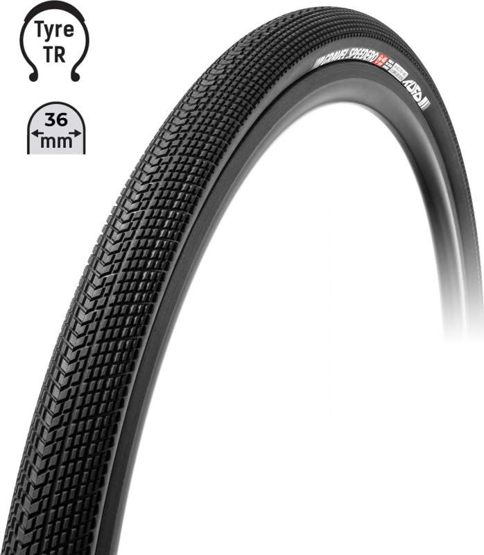plášť TUFO Gravel SPEEDERO 700x36C, bezduš. črn