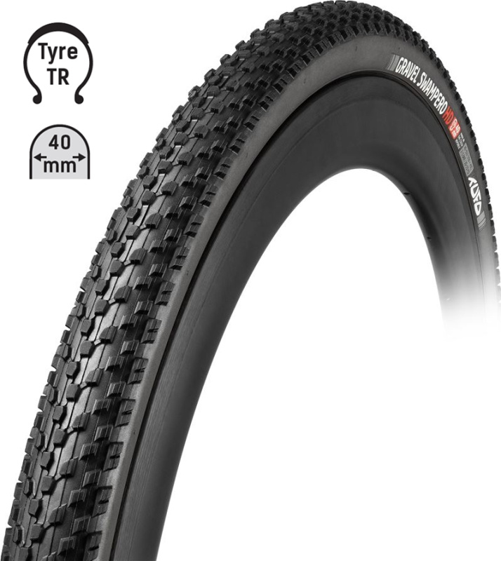 plášť TUFO Gravel SWAMPERO HD 700x40C, bezduš. črn