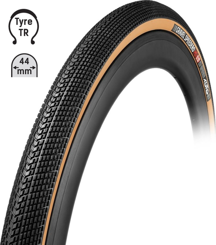 plášť TUFO Gravel SPEEDERO HD 700x44C,bezd.črn-béž