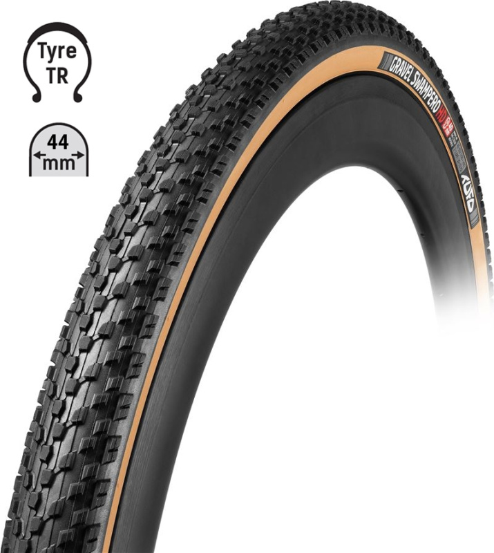 plášť TUFO Gravel SWAMPERO HD 700x44C,bezd.črn/béž
