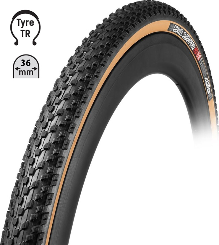 plášť TUFO Gravel SWAMPERO HD 700x36C,bezd.črn/béž