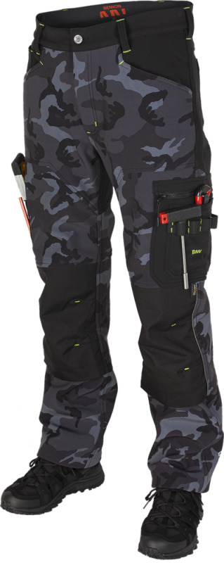 CAMOS TROUSERS BLACK/GREYE vel.58