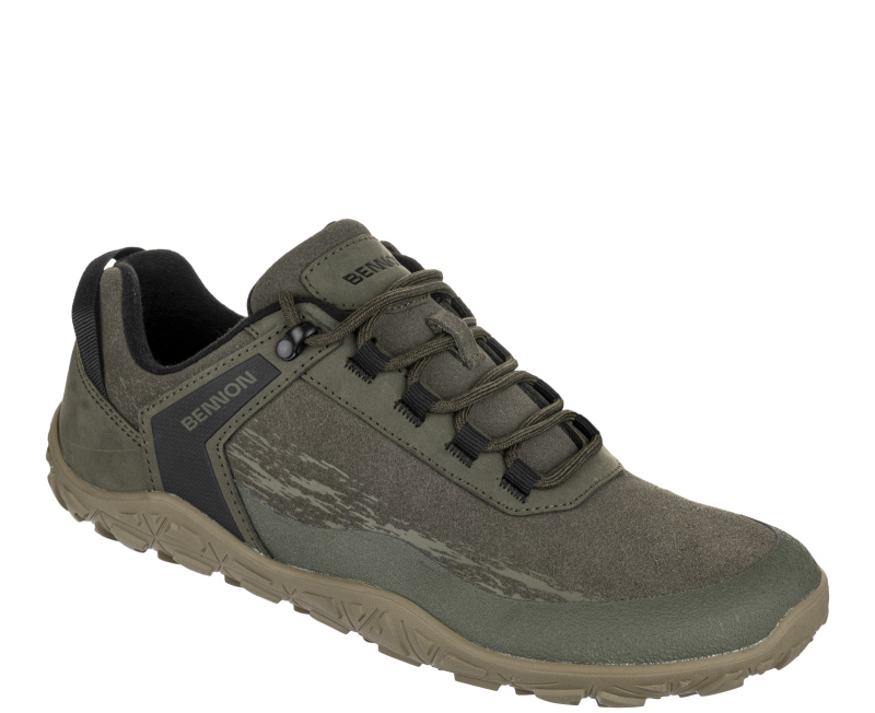 Barefoot Outdoorové Boty BENNON khaki - 42