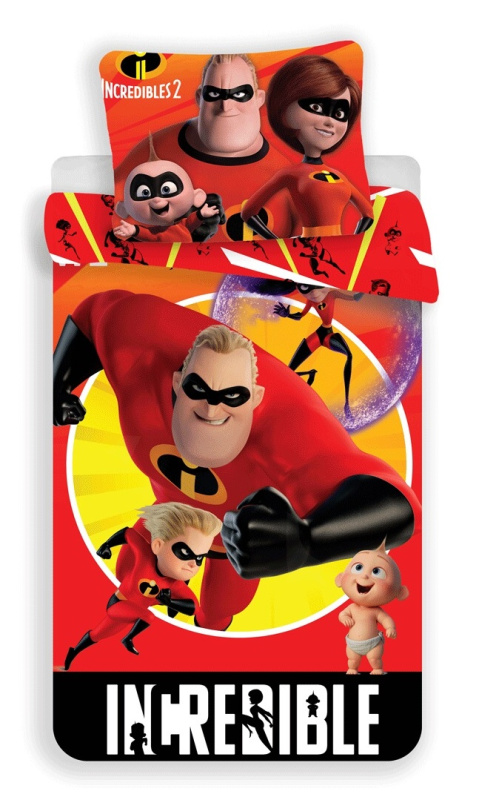 Jerry Fabrics Povlečení Incredibles 02 Varianta: Povlečení Incredibles 02 140x200, 70x90 cm