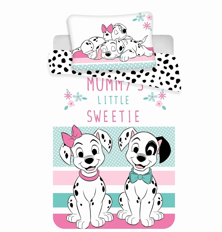 Jerry Fabrics Povlečení do postýlky 101 Dalmatians baby Varianta: Povlečení do postýlky 101 Dalmatians baby 100x135, 40x60 cm