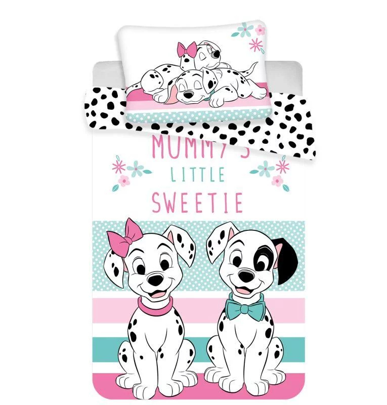 Jerry Fabrics Povlečení do postýlky 101 Dalmatians baby Varianta: Povlečení do postýlky 101 Dalmatians baby 100x135, 40x60 cm