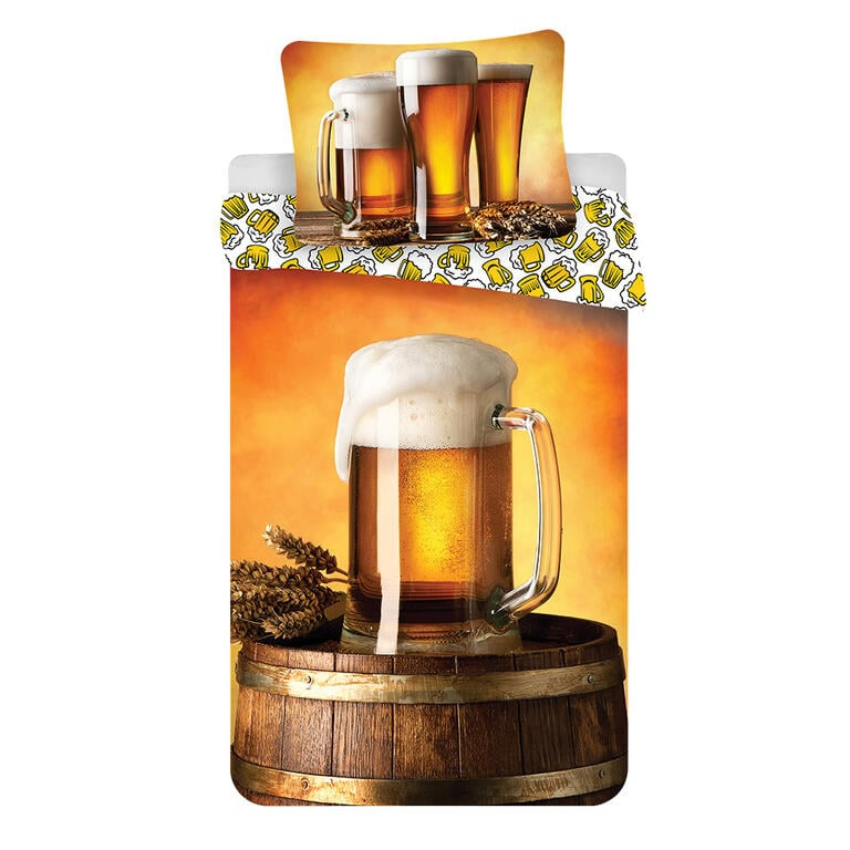 Jerry Fabrics Povlečení fototisk Pivo Varianta: Povlečení fototisk Pivo 140x200, 70x90 cm