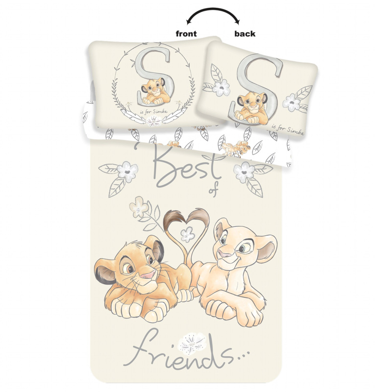 Jerry Fabrics Disney povlečení do postýlky Lví Král Best Friends baby Varianta: Disney povlečení do postýlky Lví Král Best Friends baby 100x135, 40x60 cm