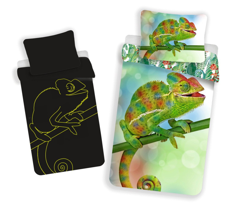 Jerry Fabrics Povlečení Chameleon svítící efekt Varianta: Povlečení Chameleon svítící efekt 140x200, 70x90 cm