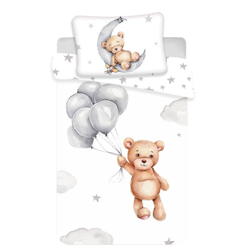 Jerry Fabrics Povlečení do postýlky Medvídek 02 baby Varianta: Povlečení do postýlky Medvídek 02 baby 100x135, 40x60 cm