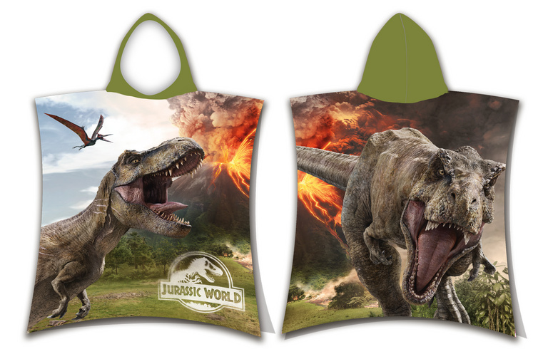 Jerry Fabrics Pončo Jurský svět Volcano Varianta: Pončo Jurský svět Volcano 50x115 cm