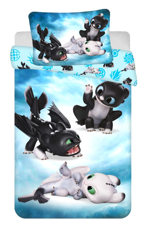 Jerry Fabrics Disney povlečení do postýlky Jak vycvičit draka Babies baby Varianta: Povlečení do postýlky Jak vycvičit draka Babies baby 100x135, 40x60 cm
