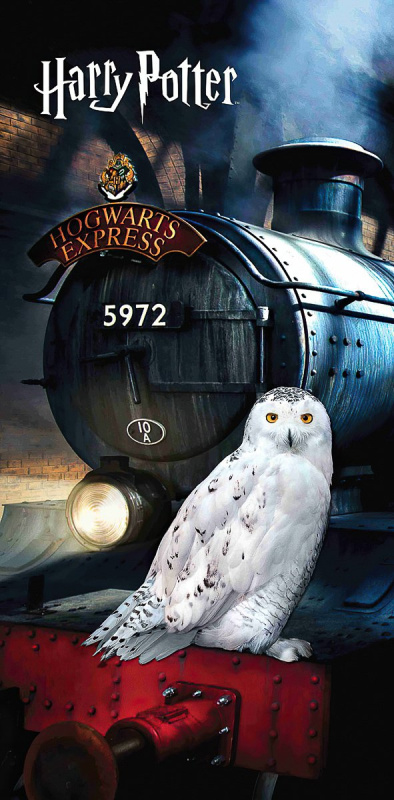 Jerry Fabrics Osuška Harry Potter Hedwig 70x140 cm