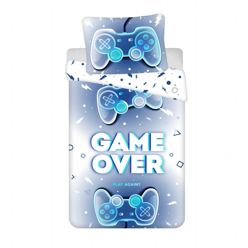 Jerry Fabrics Povlečení fototisk Game over Varianta: Povlečení fototisk Game over 140x200, 70x90 cm