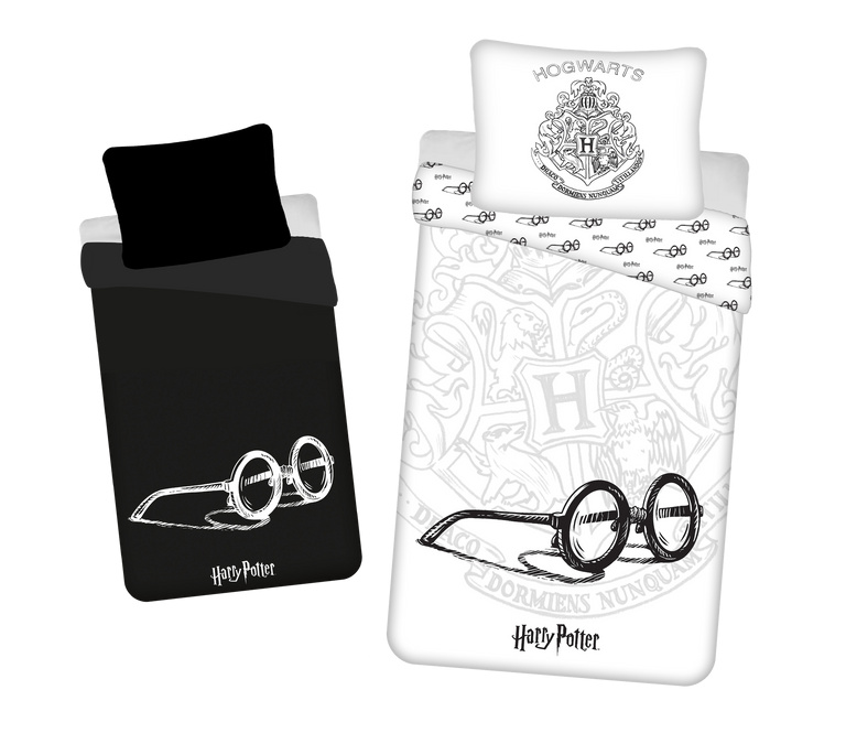 Jerry Fabrics Povlečení Harry Potter 144 svítící efekt 140x200, 70x90 cm Varianta: Povlečení Harry Potter 144 svítící efekt 140x200, 70x90 cm