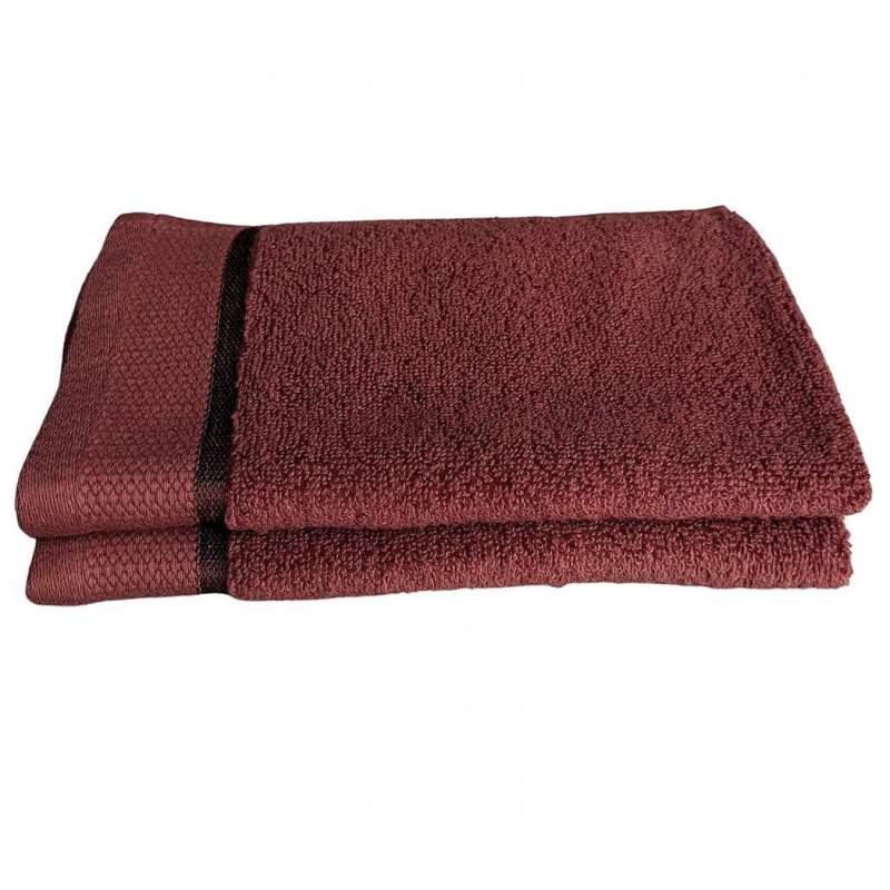 Jerry Fabrics Ručník Color 500g/m2 Varianta: Ručník Color hnědý 30x50 cm
