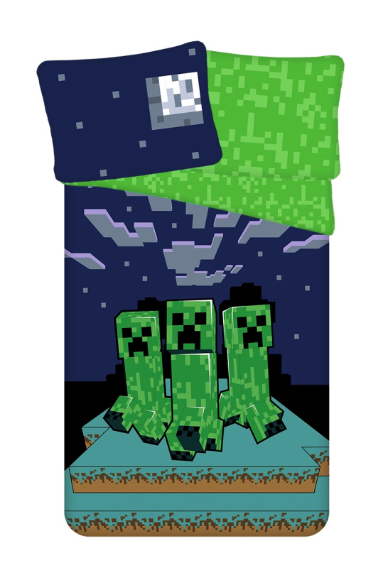 Jerry Fabrics Povlečení bavlna Minecraft Sssleep Tight Varianta: Povlečení bavlna Minecraft Sssleep Tight 140x200, 70x90 cm