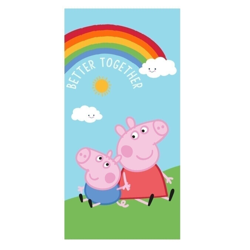 Jerry Fabrics Osuška Prasátko Peppa 132 Varianta: Osuška Prasátko Peppa 132 70x140 cm