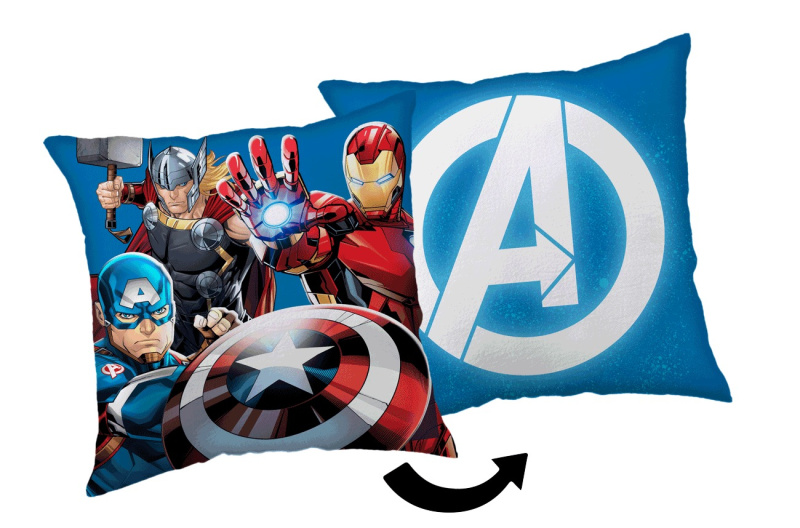 Jerry Fabrics Polštářek Avengers Heroes 02 Varianta: Polštářek Avengers Heroes 02 35x35 cm