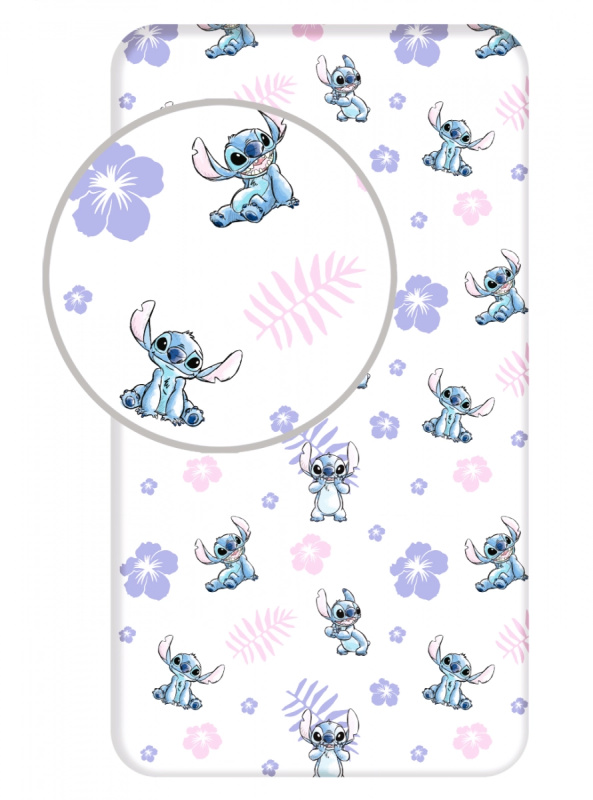 Jerry Fabrics Prostěradlo Lilo and Stitch Varianta: Prostěradlo Lilo and Stitch 90x200x25 cm