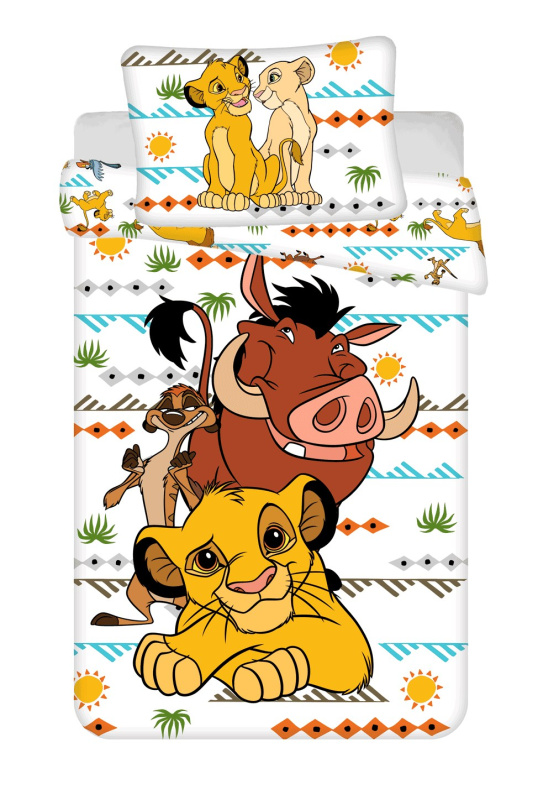 Jerry Fabrics Povlečení Lion King Afrika Varianta: Povlečení Lion King Afrika 140x200, 70x90 cm