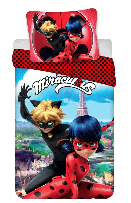 Jerry Fabrics Povlečení Miraculous 015 Varianta: Povlečení Miraculous 015 140x200, 70x90 cm