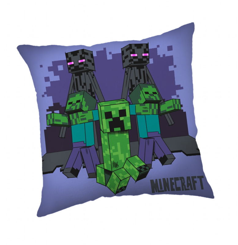 Jerry Fabrics Polštářek Minecraft Mobs coming for you Varianta: Polštářek Minecraft Mobs coming for you 40x40 cm