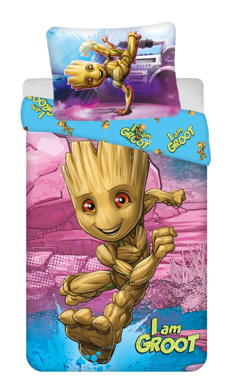 Jerry Fabrics Povlečení Groot I am Groot Varianta: Povlečení Groot I am Groot 140x200, 70x90 cm