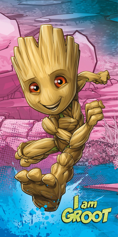 Jerry Fabrics Osuška Groot I am groot Varianta: Osuška Groot I am groot 70x140 cm