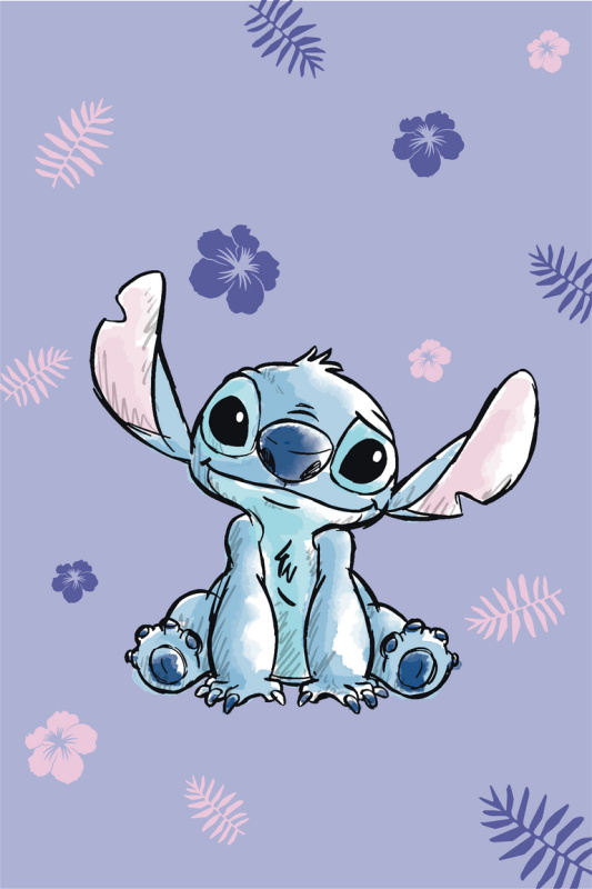 Jerry Fabrics Mikroflanelová deka Lilo a Stitch Varianta: Mikroflanelová deka Lilo a Stitch 100x150 cm