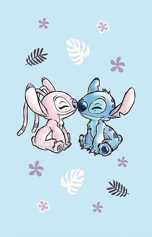 Jerry Fabrics Dětský ručník Lilo a Stitch Light blue Varianta: Dětský ručník Lilo a Stitch Light blue 30x50 cm
