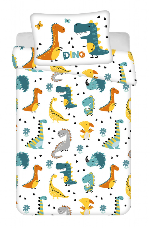 Jerry Fabrics Povlečení do postýlky Dino world Varianta: Povlečení do postýlky Dino world 100x135, 40x60 cm