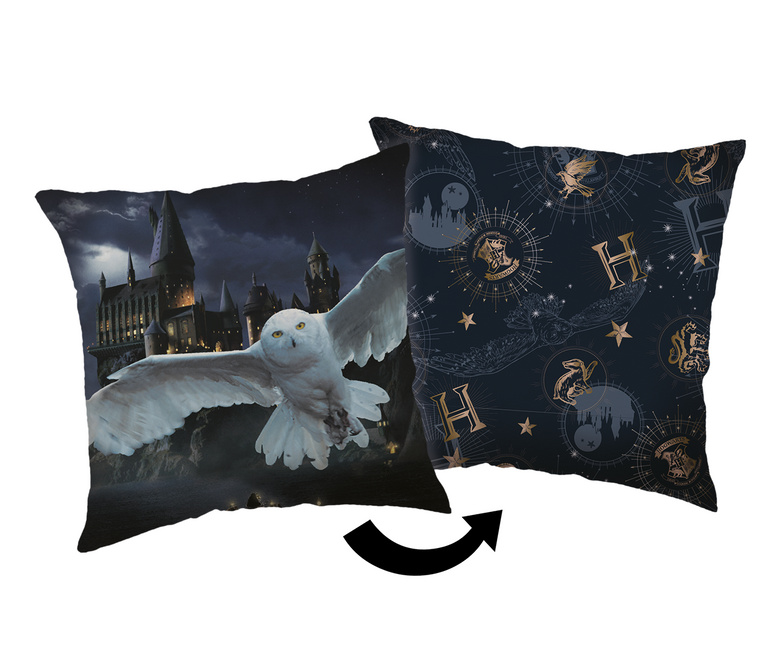 Jerry Fabrics Polštářek Harry Potter Hogwarts Varianta: Polštářek Harry Potter Hogwarts 40x40 cm