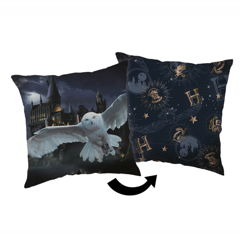 Jerry Fabrics Polštářek Harry Potter Hogwarts Varianta: Polštářek Harry Potter Hogwarts 40x40 cm