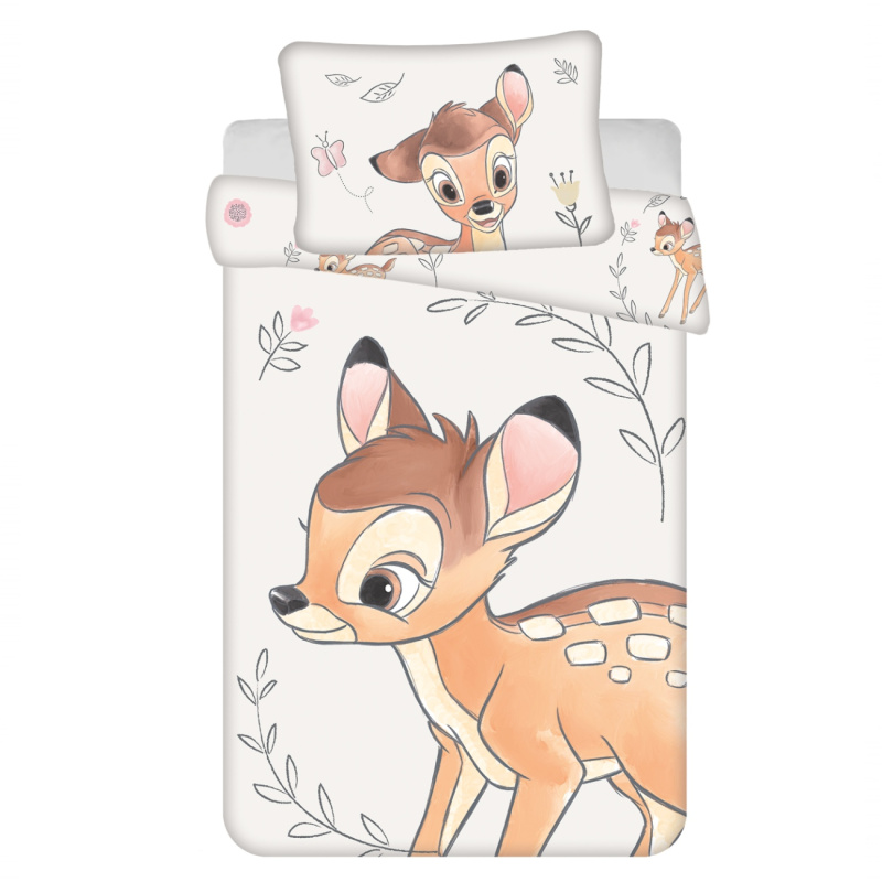 Jerry Fabrics Povlečení do postýlky Bambi Beige baby Varianta: Povlečení do postýlky Bambi Beige baby 100x135, 40x60 cm