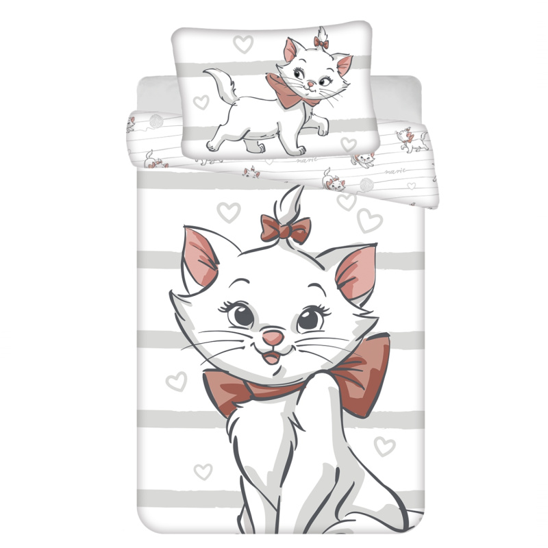 Jerry Fabrics Povlečení do postýlky Marie Cat Bow baby Varianta: Povlečení do postýlky Marie Cat Bow baby 100x135, 40x60 cm