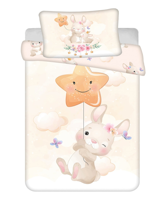 Jerry Fabrics Povlečení do postýlky Bunny Star baby Varianta: Povlečení do postýlky Bunny Star baby 100x135, 40x60 cm