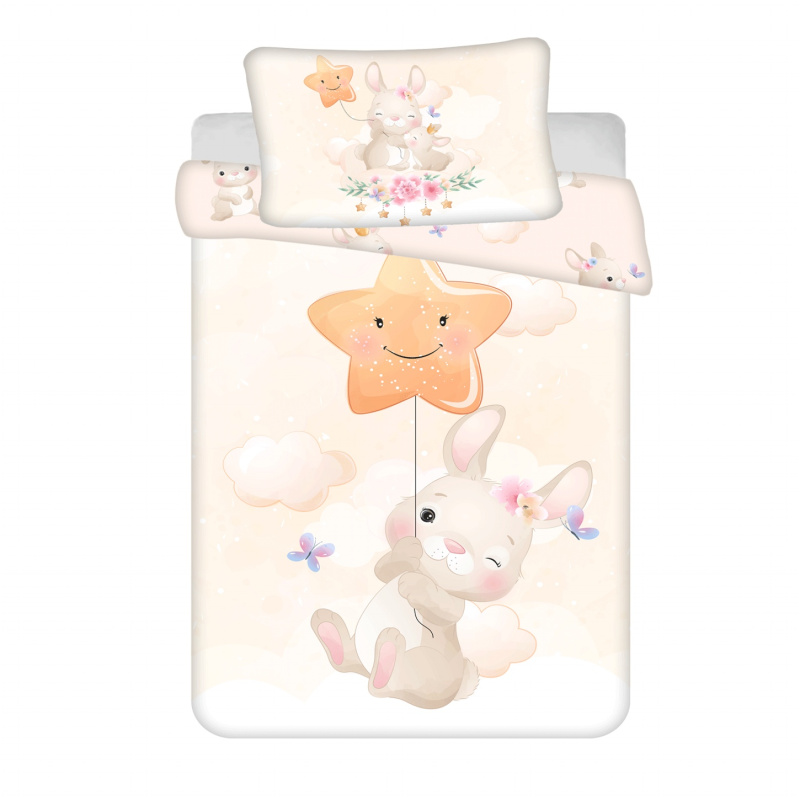 Jerry Fabrics Povlečení do postýlky Bunny Star baby Varianta: Povlečení do postýlky Bunny Star baby 100x135, 40x60 cm