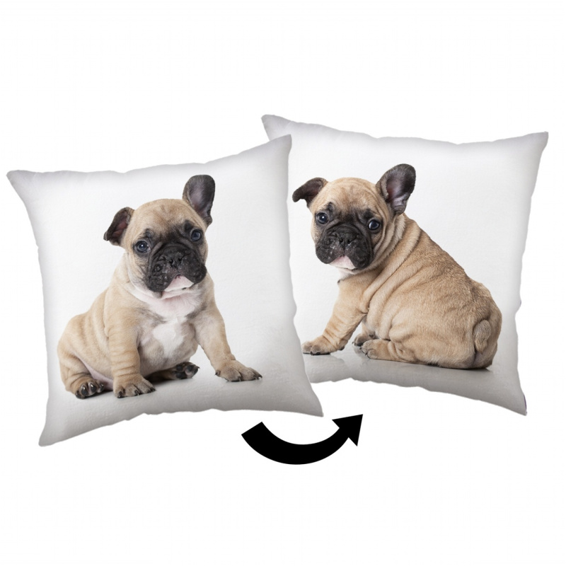 Jerry Fabrics Polštářek Bulldog Varianta: Polštářek Bulldog 40x40 cm