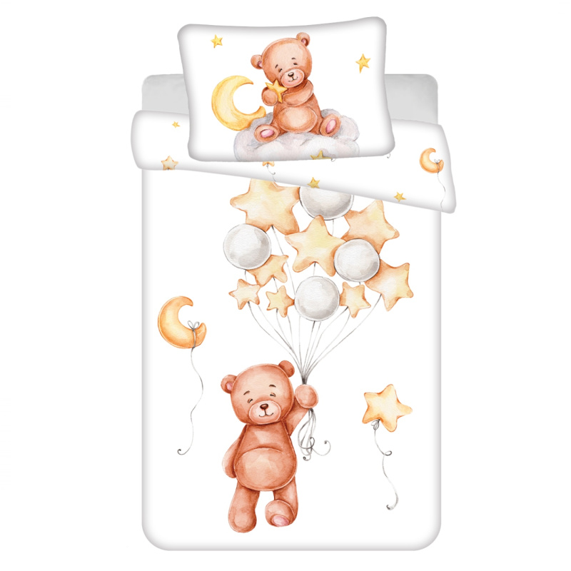 Jerry Fabrics Povlečení do postýlky Medvídek Cute baby Varianta: Povlečení do postýlky Medvídek Cute baby 100x135, 40x60 cm