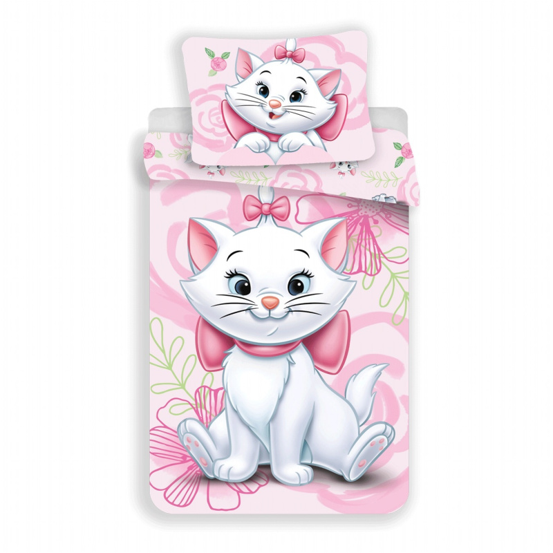 Jerry Fabrics Povlečení Marie Cat Pink 03 Varianta: Povlečení Marie Cat Pink 03 140x200, 70x90 cm