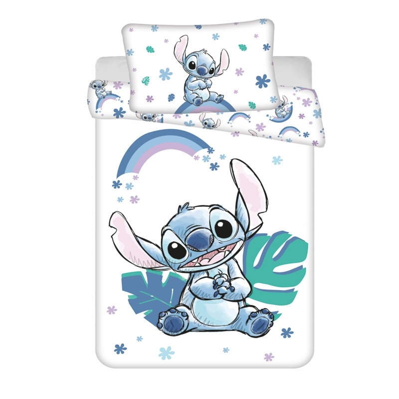Jerry Fabrics Povlečení do postýlky Lilo and Stitch Rainbow Varianta: Povlečení do postýlky Lilo and Stitch Rainbow 100x135, 40x60 cm