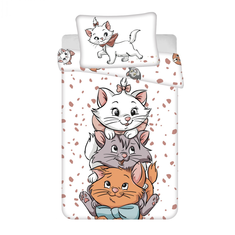 Jerry Fabrics Povlečení do postýlky Marie cat friends baby Varianta: Povlečení do postýlky Marie cat friends baby 100x135, 40x60 cm