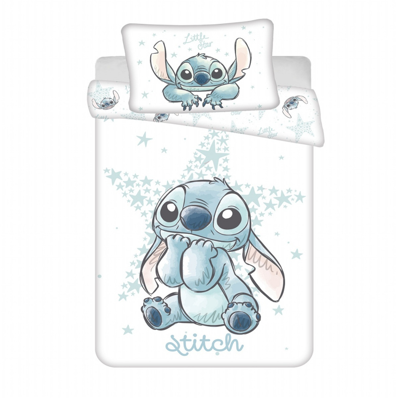 Jerry Fabrics Povlečení do postýlky Lilo and Stitch White Star baby Varianta: Povlečení do postýlky Lilo and Stitch White Star baby 100x135, 40x60 cm