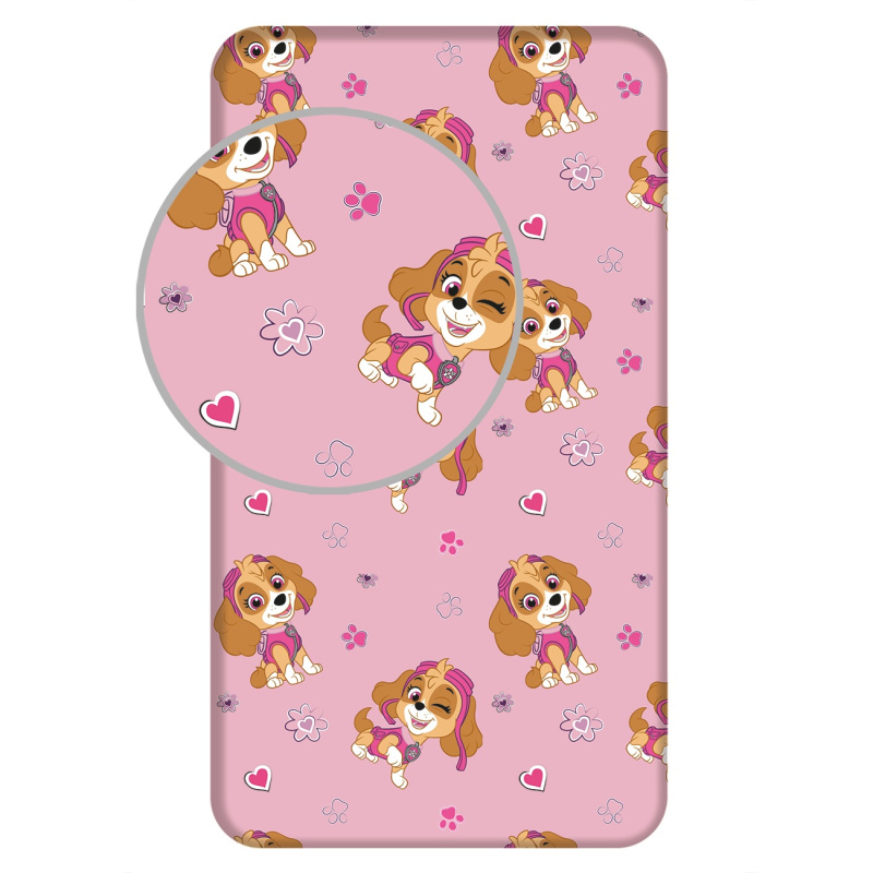 Jerry Fabrics Prostěradlo Paw Patrol 571 Varianta: Prostěradlo Paw Patrol 571 90x200x25 cm