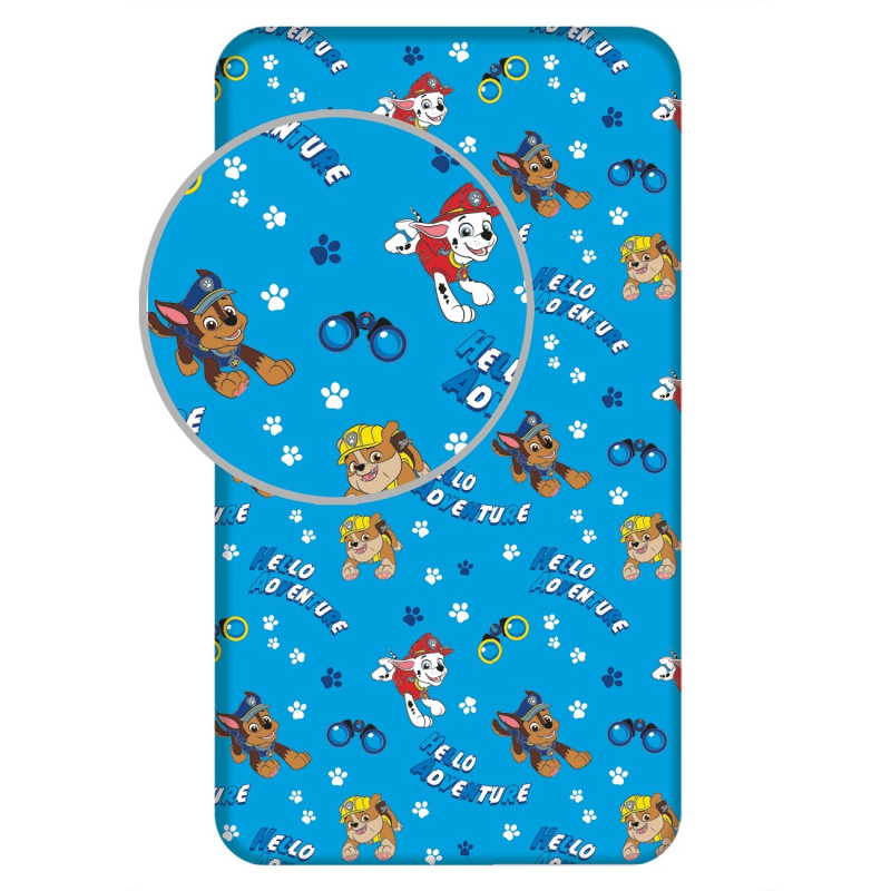 Jerry Fabrics Prostěradlo Paw Patrol 573 Varianta: Prostěradlo Paw Patrol 573 90x200x25 cm