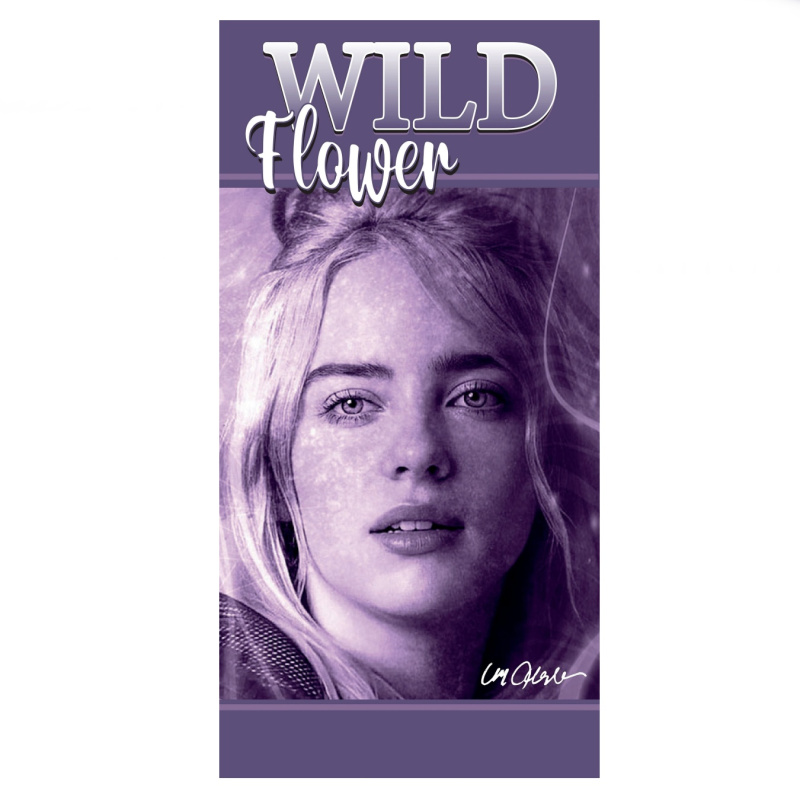 Jerry Fabrics Osuška Billie Eilish Varianta: Osuška Billie Eilish 70x140 cm