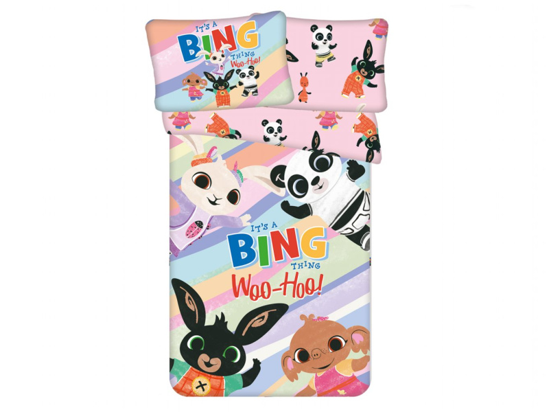 Jerry Fabrics Povlečení do postýlky Králíček Bing It is a thing baby 100x135, 40x60 cm