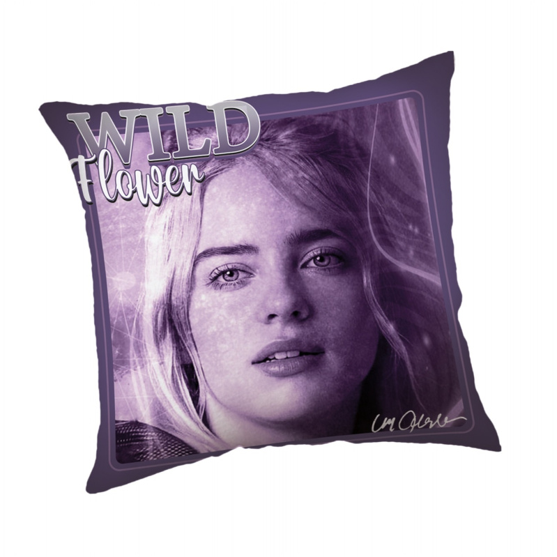 Jerry Fabrics Polštářek Billie Eilish Varianta: Polštářek Billie Eilish 40x40 cm