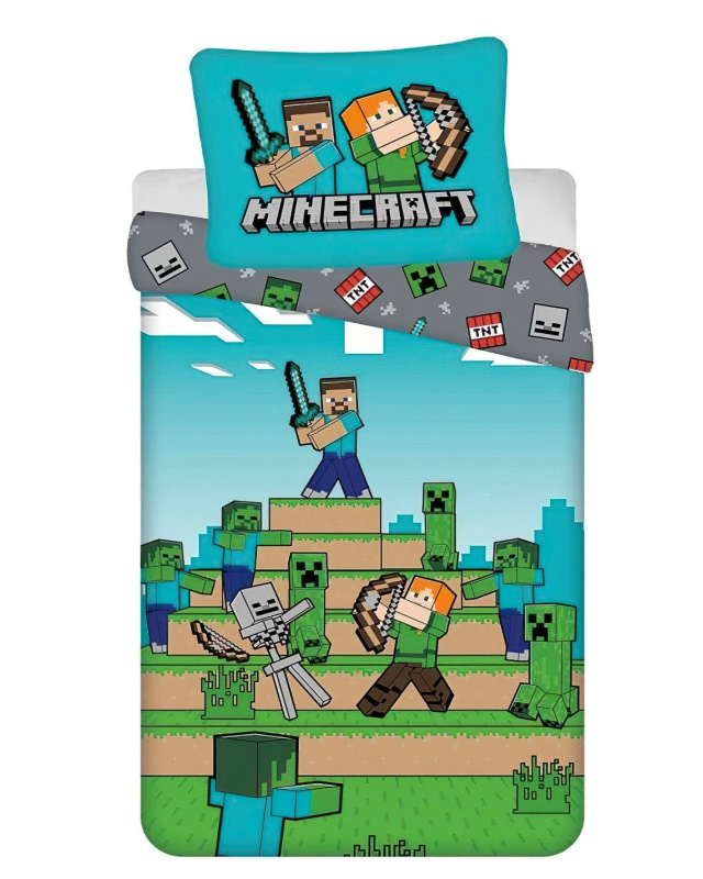 Jerry Fabrics Povlečení bavlna Minecraft We Got This Varianta: Povlečení bavlna Minecraft We Got This 140x200, 70x90 cm